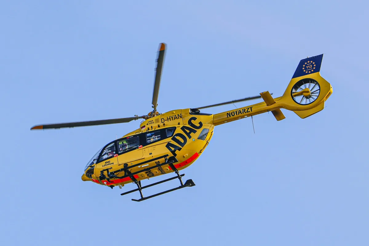 Rettungshubschrauber im Einsatz