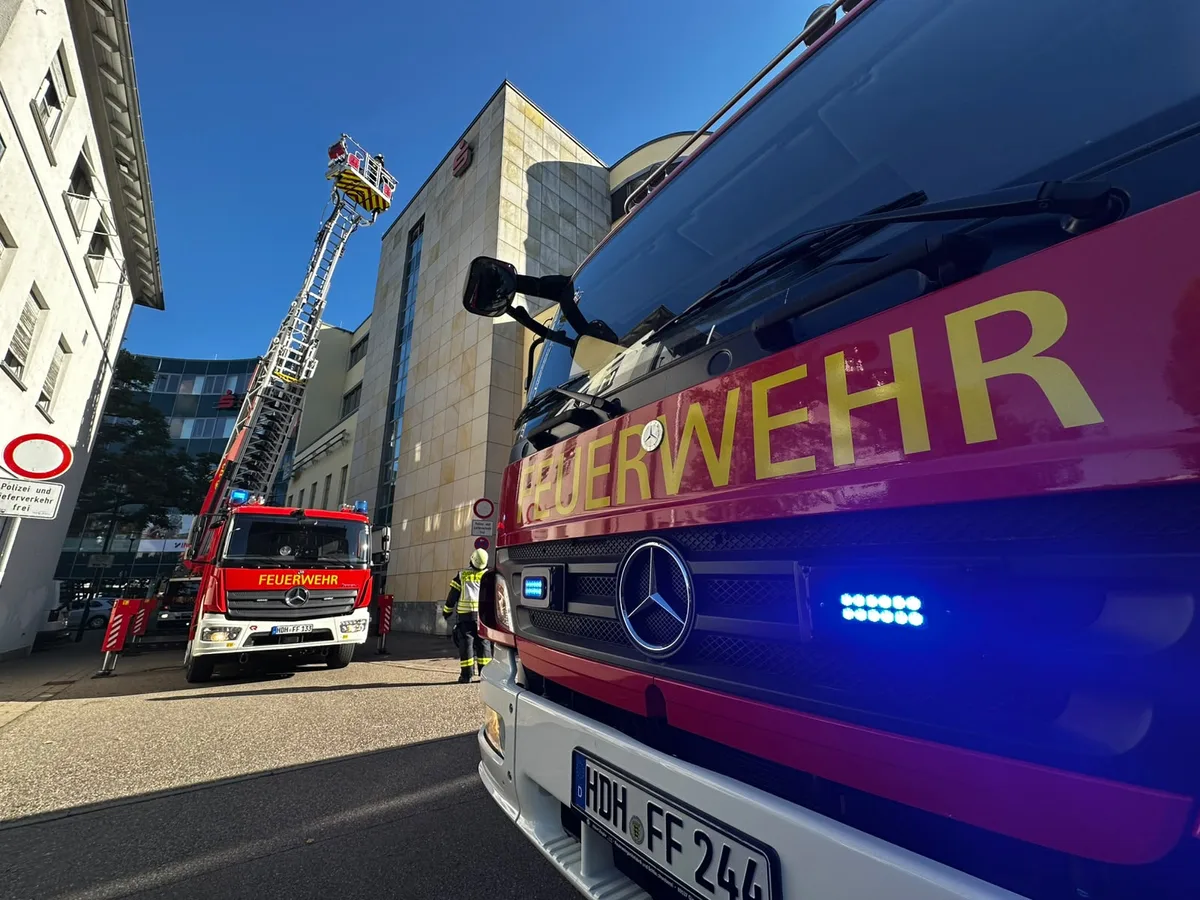 Schloss-Arkaden HDH Die Feuerwehr war am Dienstagnachmittag an den Schloss-Arkaden in Heidenheim im Einsatz.