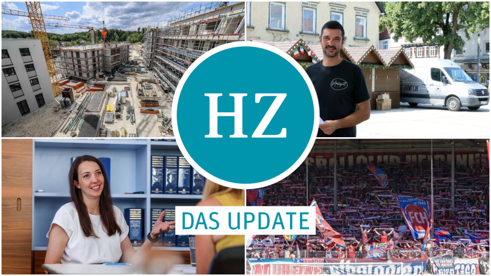Baufortschritt auf dem Heidenheimer Schlossberg, Küferfest mit neuem Betreiber, 100 Tage Juliane Ulbert in Nattheim und FCH-Fans vor dem Zweitligastart. 