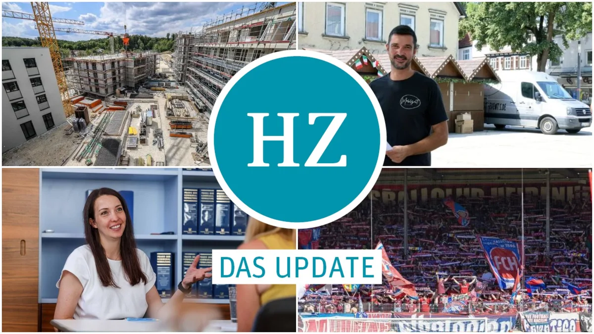 Baufortschritt auf dem Heidenheimer Schlossberg, Küferfest mit neuem Betreiber, 100 Tage Juliane Ulbert in Nattheim und FCH-Fans vor dem Zweitligastart. 