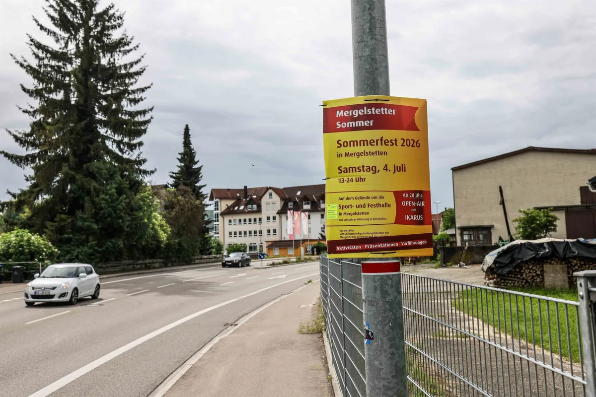 Noch ist es sommerlich ruhig im Ort, aber am 4. Juli wird der „Mergelstetter Sommer“ rund um die Sport- und Festhalle wieder für reichlich Trubel sorgen. 