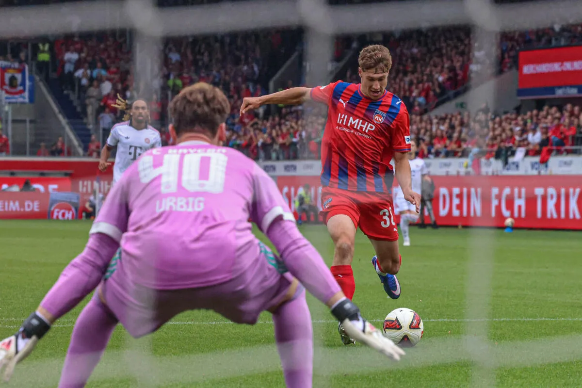 Yannik Wagner auf dem Weg zum 1:0.