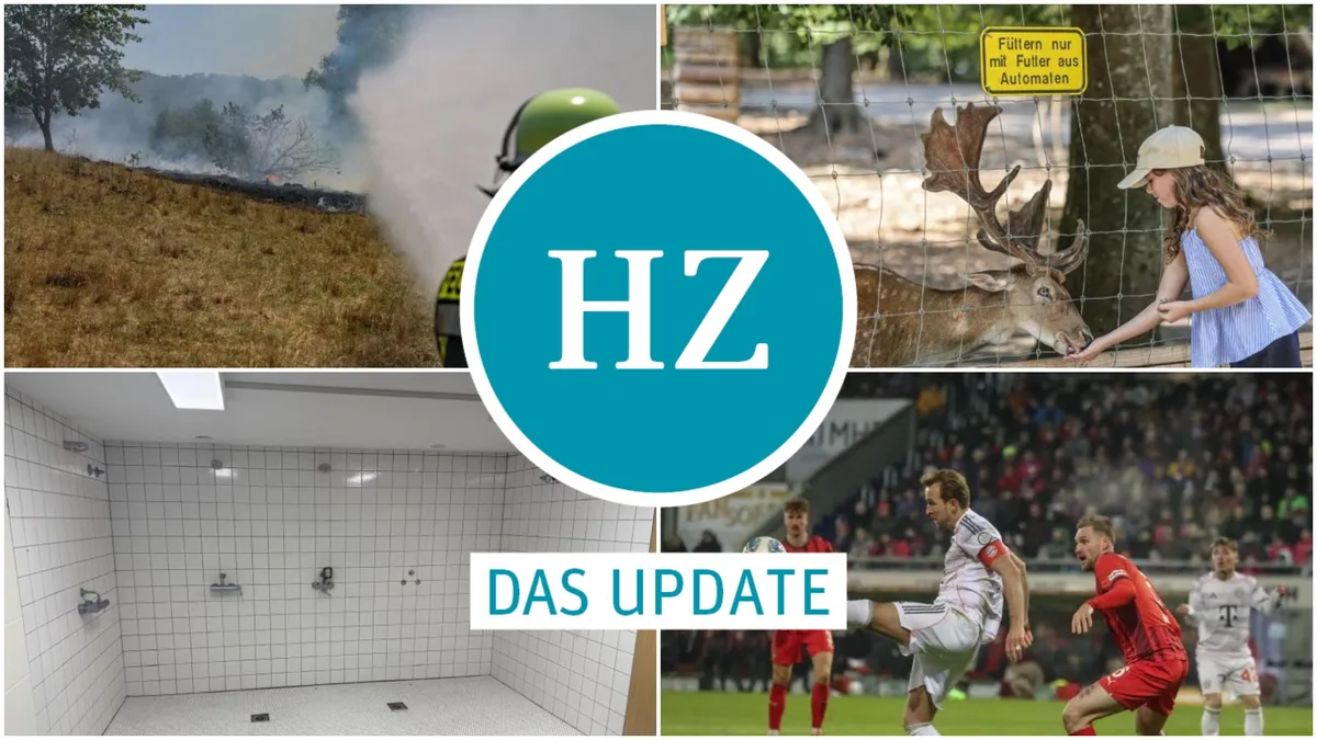 Waldbrandgefahr im Landkreis Heidenheim, Wildtierfütterung im Eichert, verschimmelte Duschen und der FC Bayern kommt nach Heidenheim. 