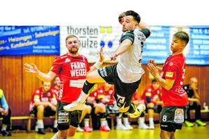 So kannte man Dennis Kaumann viele Jahre im Dress der Steinheimer Handballer.