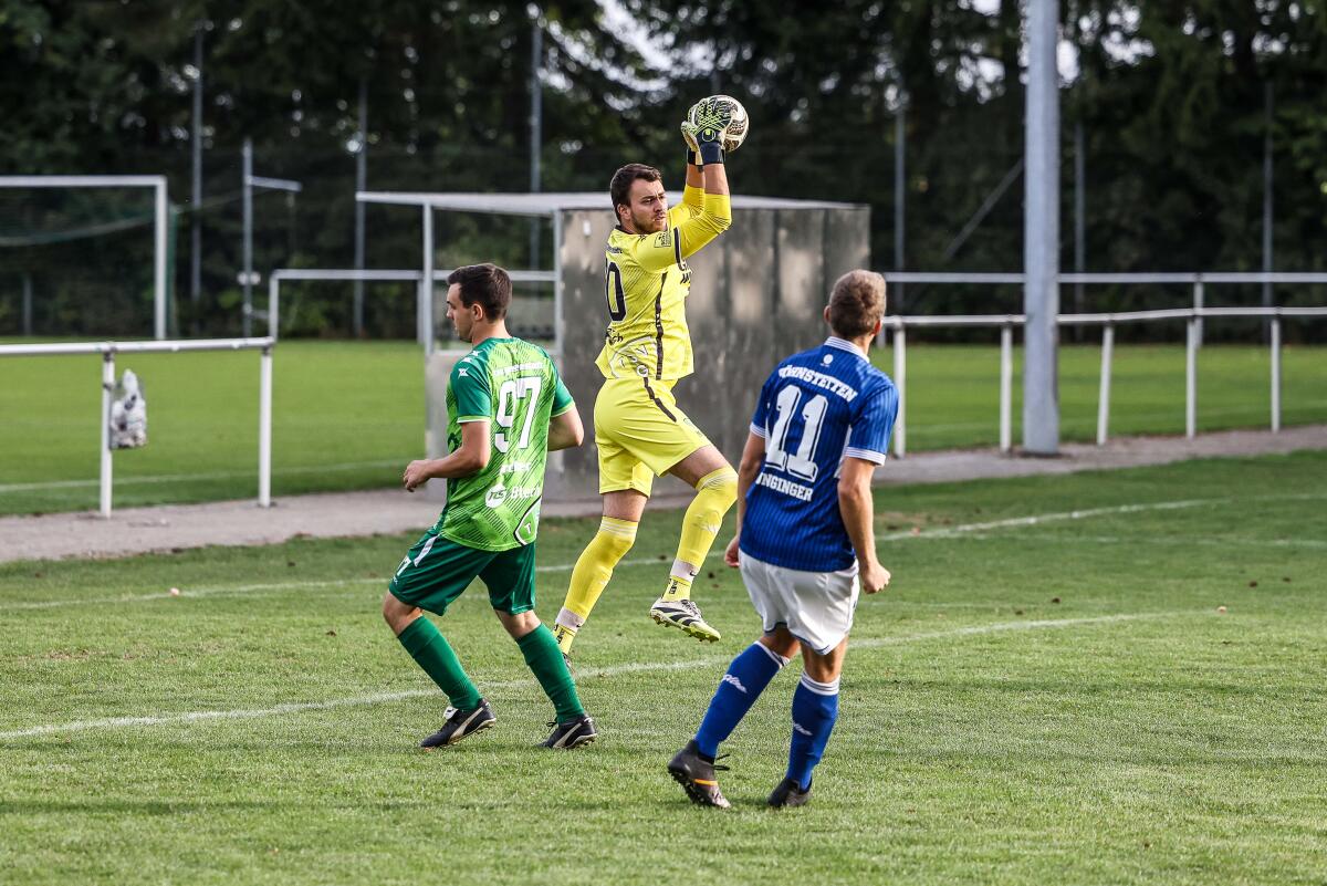 Der Matchwinner zwischen den Pfosten: TSV-Torhüter Marcel Dietz sicherte mit seinen starken Paraden den Derbysieg der Gussenstädter am Mittwochabend.