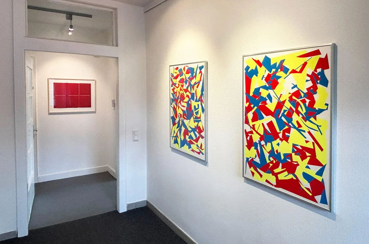 In der Galerie Fetzer in Sontheim/Brenz werden derzeit Werke von Imi Knoebel gezeigt.